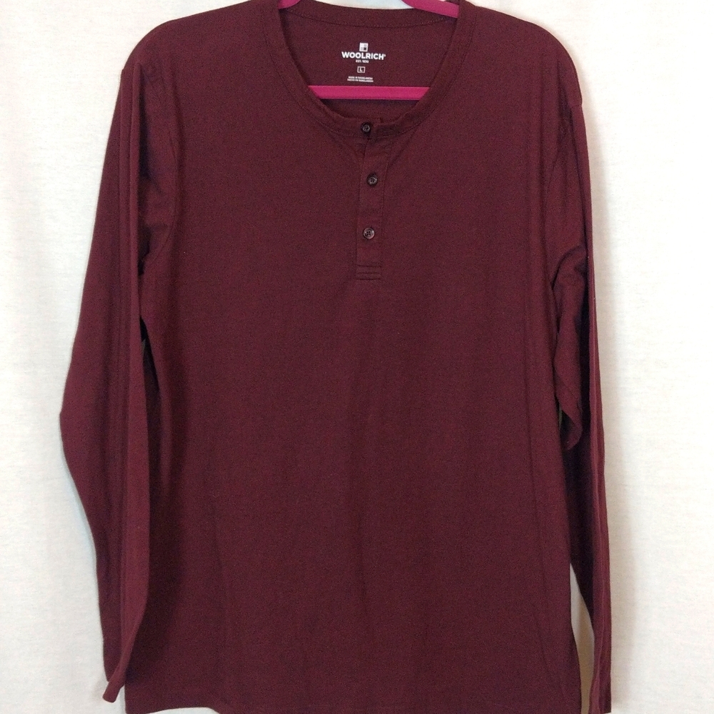 Woolrich Cotton Blend Long Sleeve Shirt